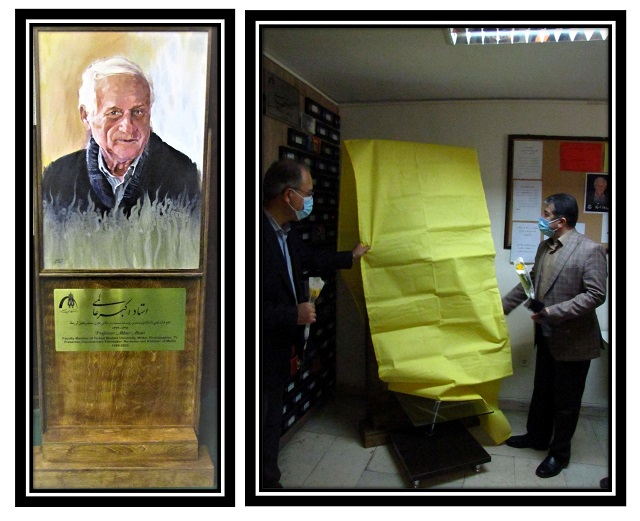 نامگذاری استودیو تلویزیونی دانشکده هنر و معماری و رونمایی از یادمان استاد فقید دکتر اکبر عالمی