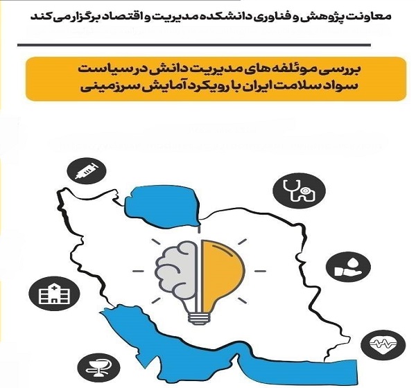 برگزاری کارگاه «بررسی مؤلفه‌های مدیریت دانش در سیاست سواد سلامت ایران، با رویکرد آمایش سرزمین»